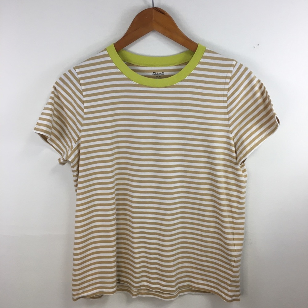 NWT Madewell north side vintage tee desert dune stripe